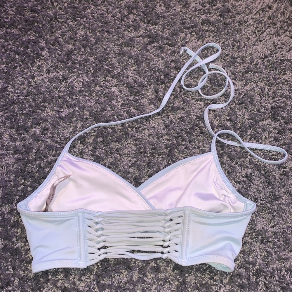 Blue cross top Bathing Suit